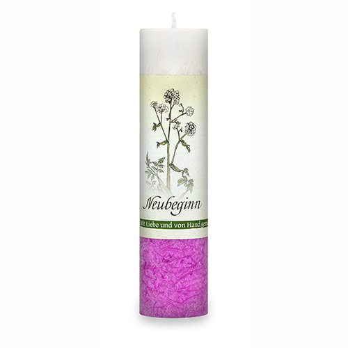 Heilkraeuterkerze - Neubeginn