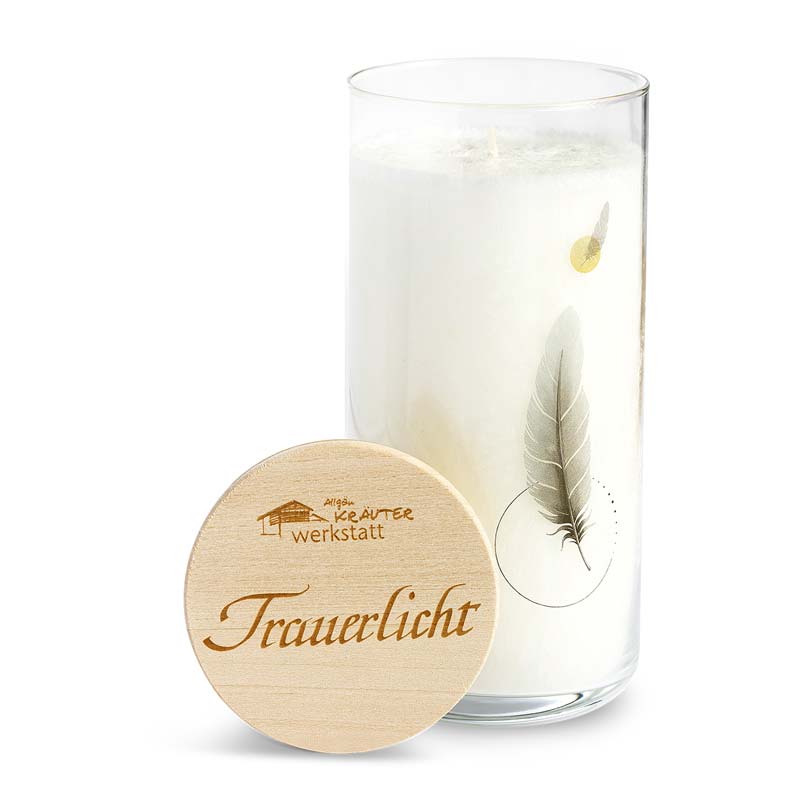 Kerze im Glas - Trauerlicht V2